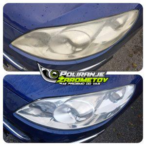 poliranje žarometov peugeot.